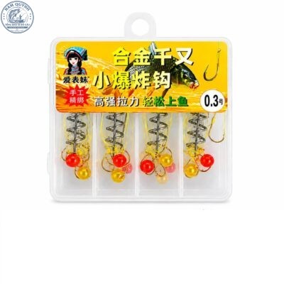 Hộp 4 Lưỡi câu Mộc Miêu Nữ LC67