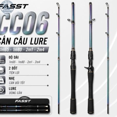 CẦN CÂU LURE FIASST CC06 CHÍNH HÃNG (Có bán ngọn thay thế)