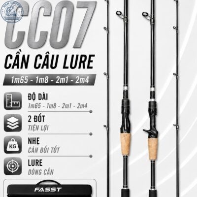 CẦN CÂU LURE FIASST CC06 CHÍNH HÃNG (Có bán ngọn thay thế)