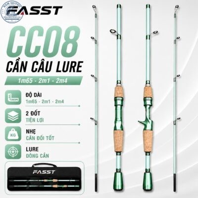 CẦN CÂU LURE FIASST CC06 CHÍNH HÃNG (Có bán ngọn thay thế)
