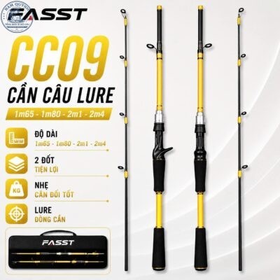 CẦN CÂU LURE FIASST CC06 CHÍNH HÃNG (Có bán ngọn thay thế)