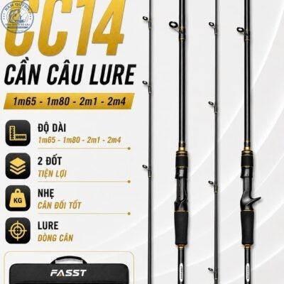 CẦN CÂU LURE FIASST CC06 CHÍNH HÃNG (Có bán ngọn thay thế)