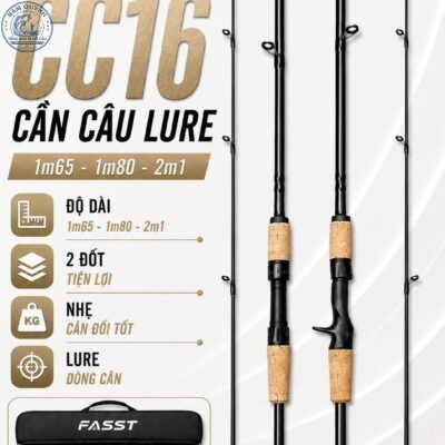 CẦN CÂU LURE FIASST CC06 CHÍNH HÃNG (Có bán ngọn thay thế)