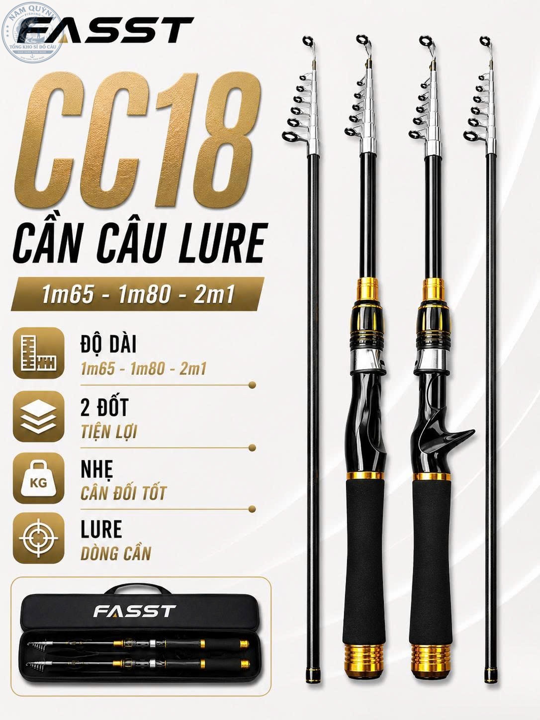 CẦN CÂU LURE FIASST CC06 CHÍNH HÃNG (Có bán ngọn thay thế) CẦN CÂU LURE FIASST CC06 CHÍNH HÃNG (Có bán ngọn thay thế)