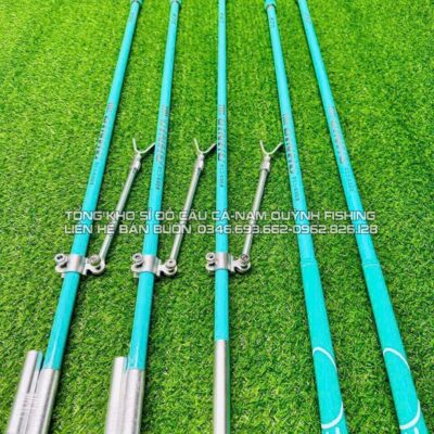 Cán vợt Qinhu cao cấp Xanh - Hồng