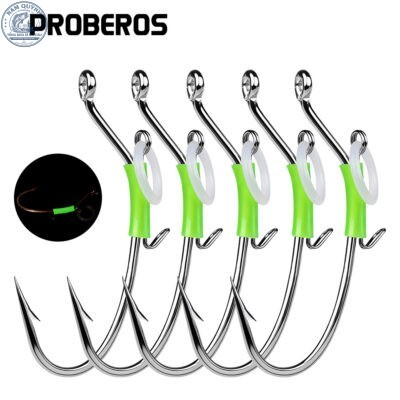 Lưỡi Câu Dạ Quang Có Ngạnh Phát Sáng Proberos Chính Hãng-LC64