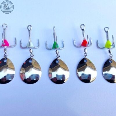 Lưỡi 3 tiêu bạc đính Sequin LC61