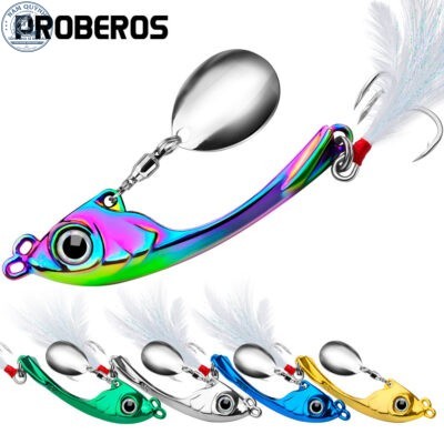 Mồi Jig Sequin Rung Có Lông Proberos Chính Hãng-MO65