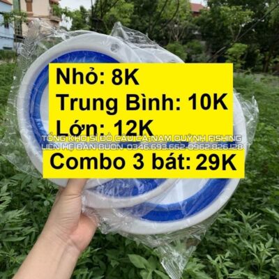 Bát trộn mồi gấp gọn giá rẻ size nhỏ