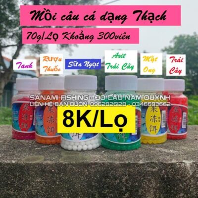 Mồi câu cá dạng thạch