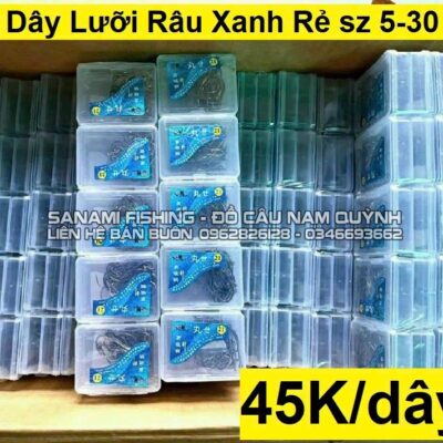 Dây lưỡi Râu Xanh Rẻ-Câu đài, câu đơn