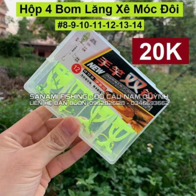 Bom Lancer Móc Đôi-4 cái/hộp