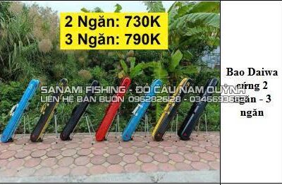 Bao đựng cần Daiwa cứng 2 ngăn