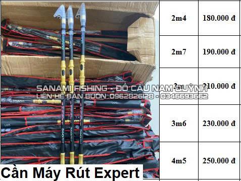 Cần câu máy rút Expert 2m4
