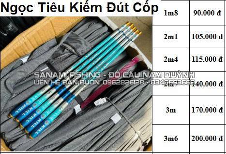 Ngọc tiêu kiếm đút cốp 1m8