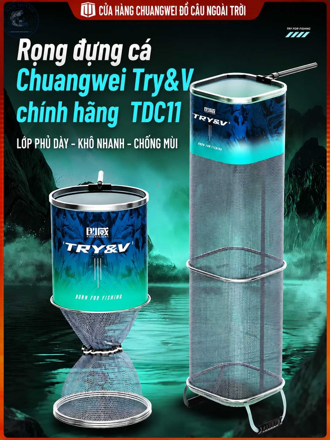 Rọng Đựng Cá Chuangwei Try&V Chính Hãng-TDC11 Rọng Đựng Cá Chuangwei Try&V Chính Hãng-TDC11