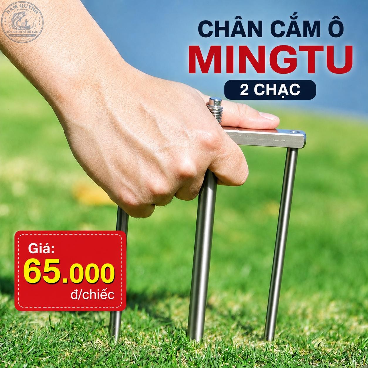 Chân Cắm Đất 2 Chạc Mingtu Chính Hãng-PK114 Chân Cắm Đất 2 Chạc Mingtu Chính Hãng-PK114