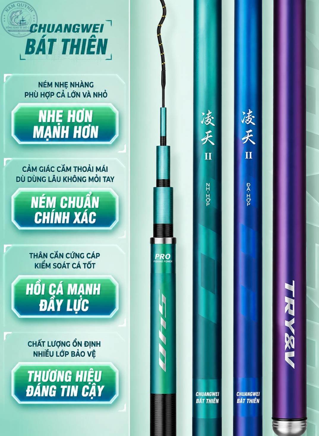 Lăng Thiên Thanh Diện-Chuangwei Try&V Chính Hãng 5H-CC29