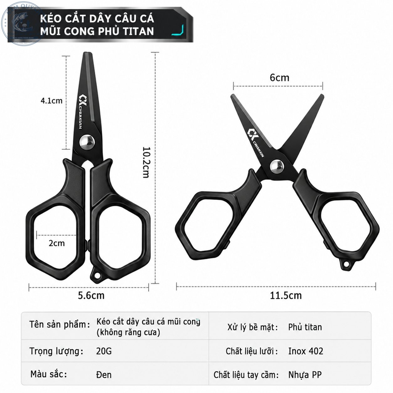 Kéo Cắt Cước, Cắt Mồi Chuixian-PK143 Kéo Cắt Cước, Cắt Mồi Chuixian-PK143
