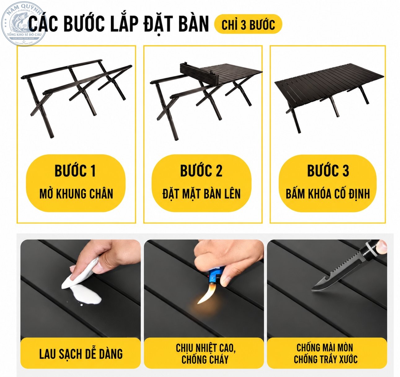 Bàn Dã Ngoại Mingtu-HPK37 Bàn Dã Ngoại Mingtu-HPK37