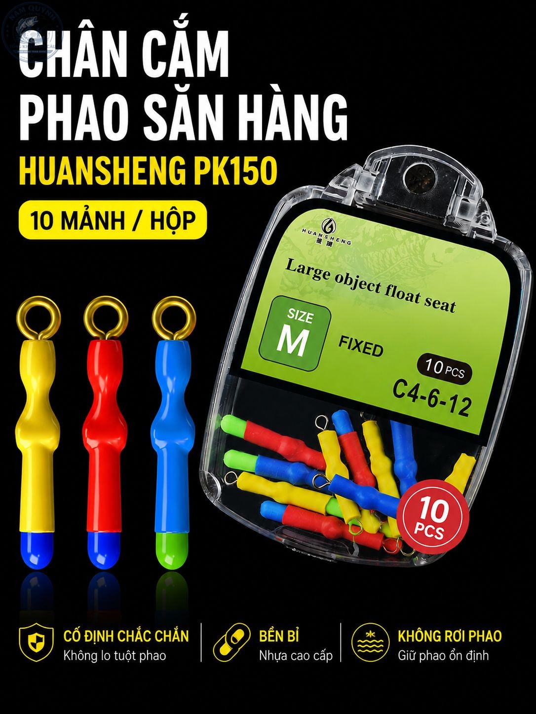 Hộp 10 Chiếc Chân Cắm Phao Săn Hàng Huansheng Chính Hãng-PK150 Hộp 10 Chiếc Chân Cắm Phao Săn Hàng Huansheng Chính Hãng-PK150