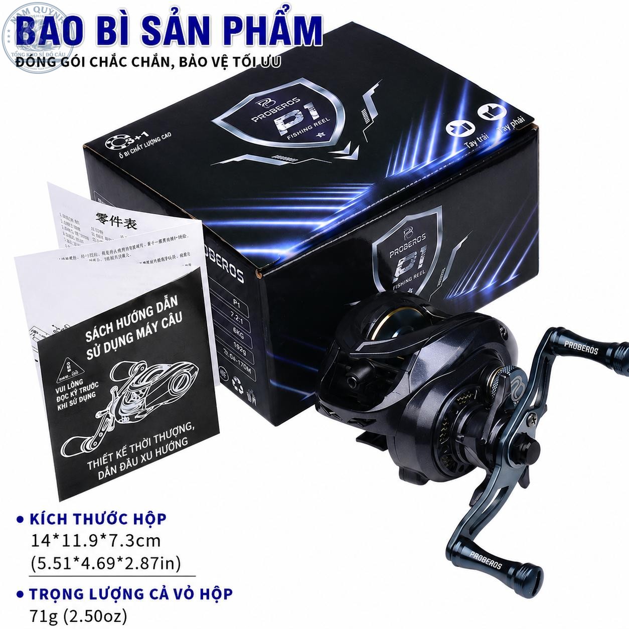 Máy Câu Ngang PROBEROS Chính Hãng Có Tiếng Drag Click-MC13 Máy Câu Ngang PROBEROS Chính Hãng Có Tiếng Drag Click-MC13