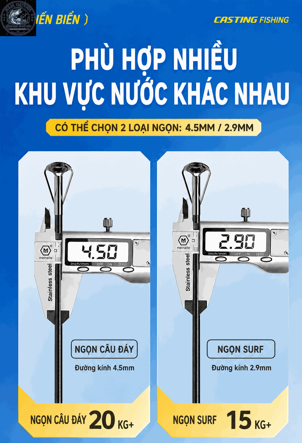 Cần Câu Biển Chuangwei Try&V Chính Hãng Bản Surf-CC39 Cần Câu Biển Chuangwei Try&V Chính Hãng Bản Surf-CC39