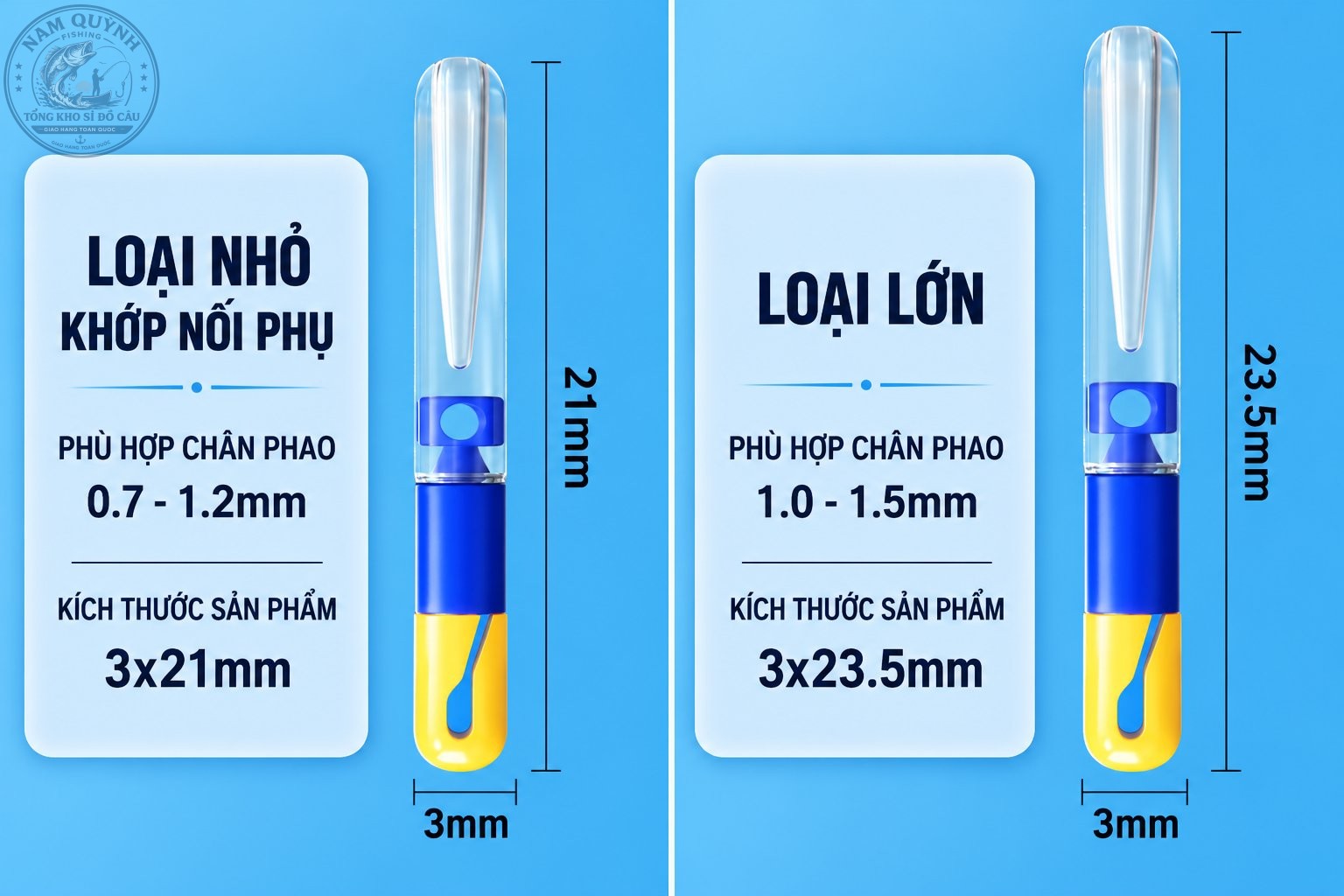 Vỉ 50 Chiếc Chân Cắm Phao Huansheng Thế Hệ Mới-PK141 Vỉ 50 Chiếc Chân Cắm Phao Huansheng Thế Hệ Mới-PK141