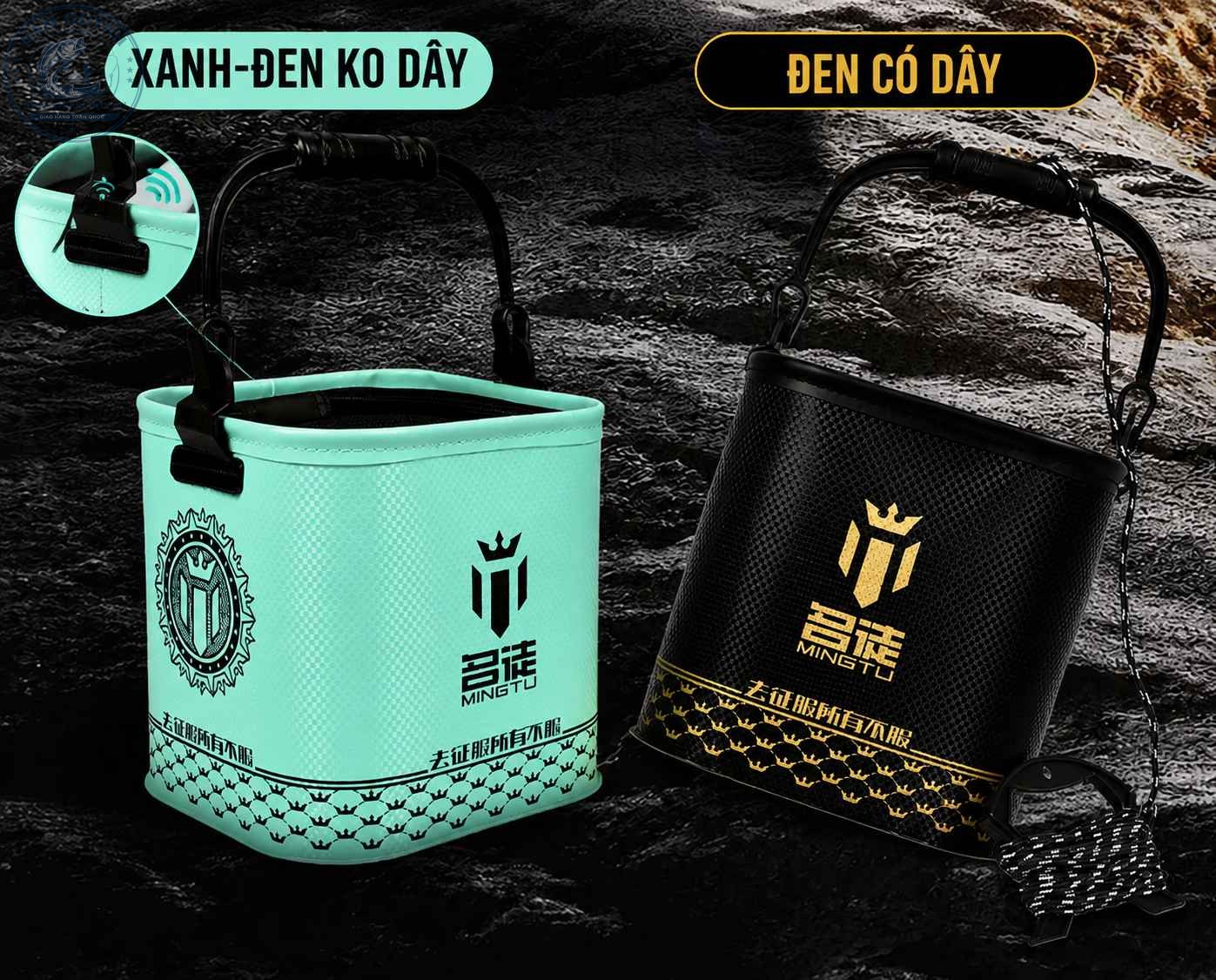 Xô Câu Đài Gấp Gọn MINGTU Không Dây-Có Dây Chính Hãng - HPK33 Xô Câu Đài Gấp Gọn MINGTU Không Dây-Có Dây Chính Hãng - HPK33