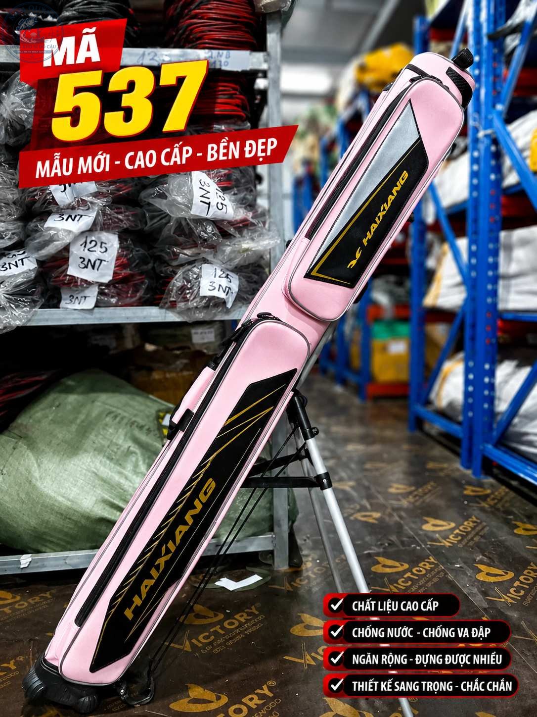 Bao Đựng Cần Câu 3 Ngăn Haixiang Chính Hãng 537-TC20 Bao Đựng Cần Câu 3 Ngăn Haixiang Chính Hãng 537-TC20