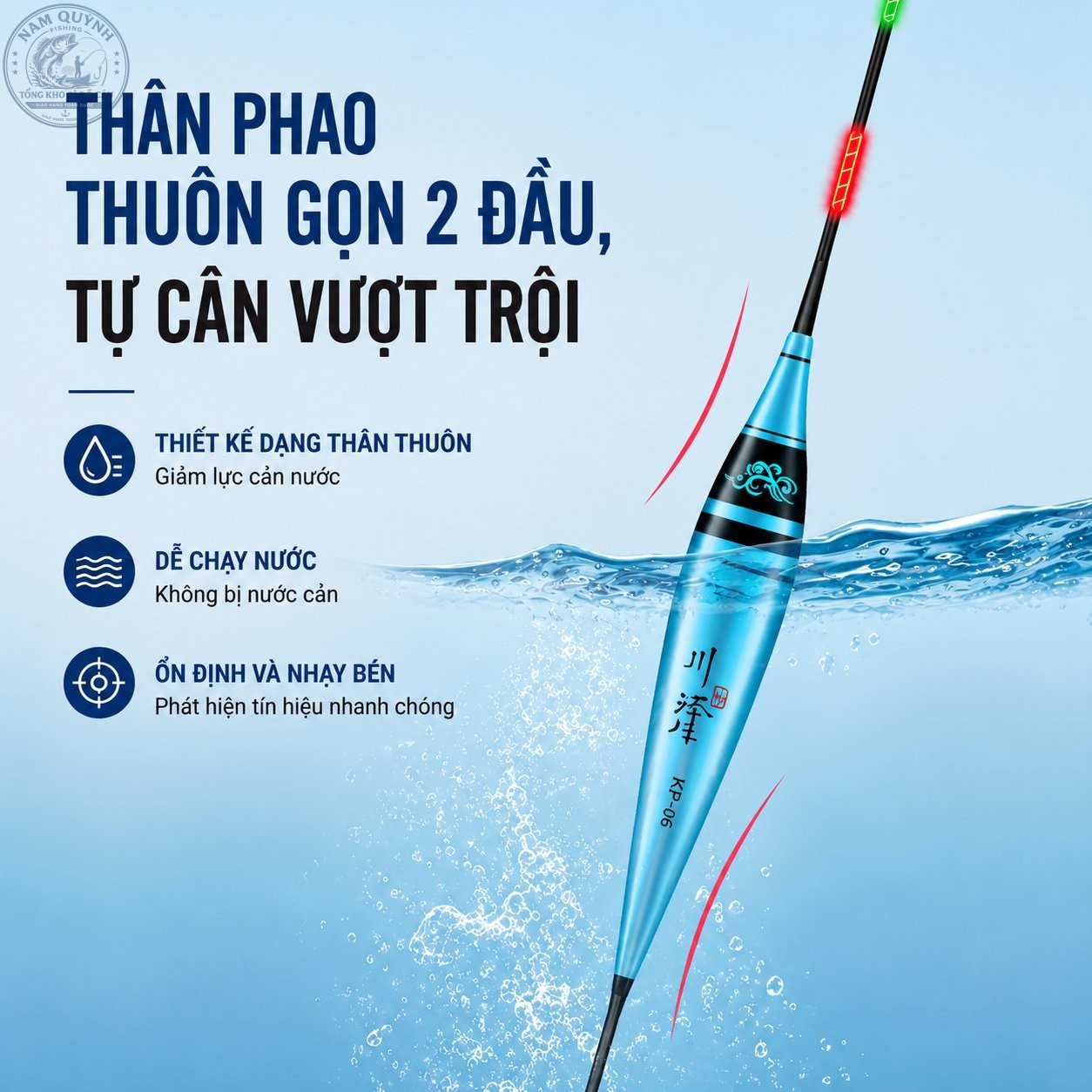Phao Tự Cân Chuanze Cao Cấp Pin 316-PC10 Phao Tự Cân Chuanze Cao Cấp Pin 316-PC10