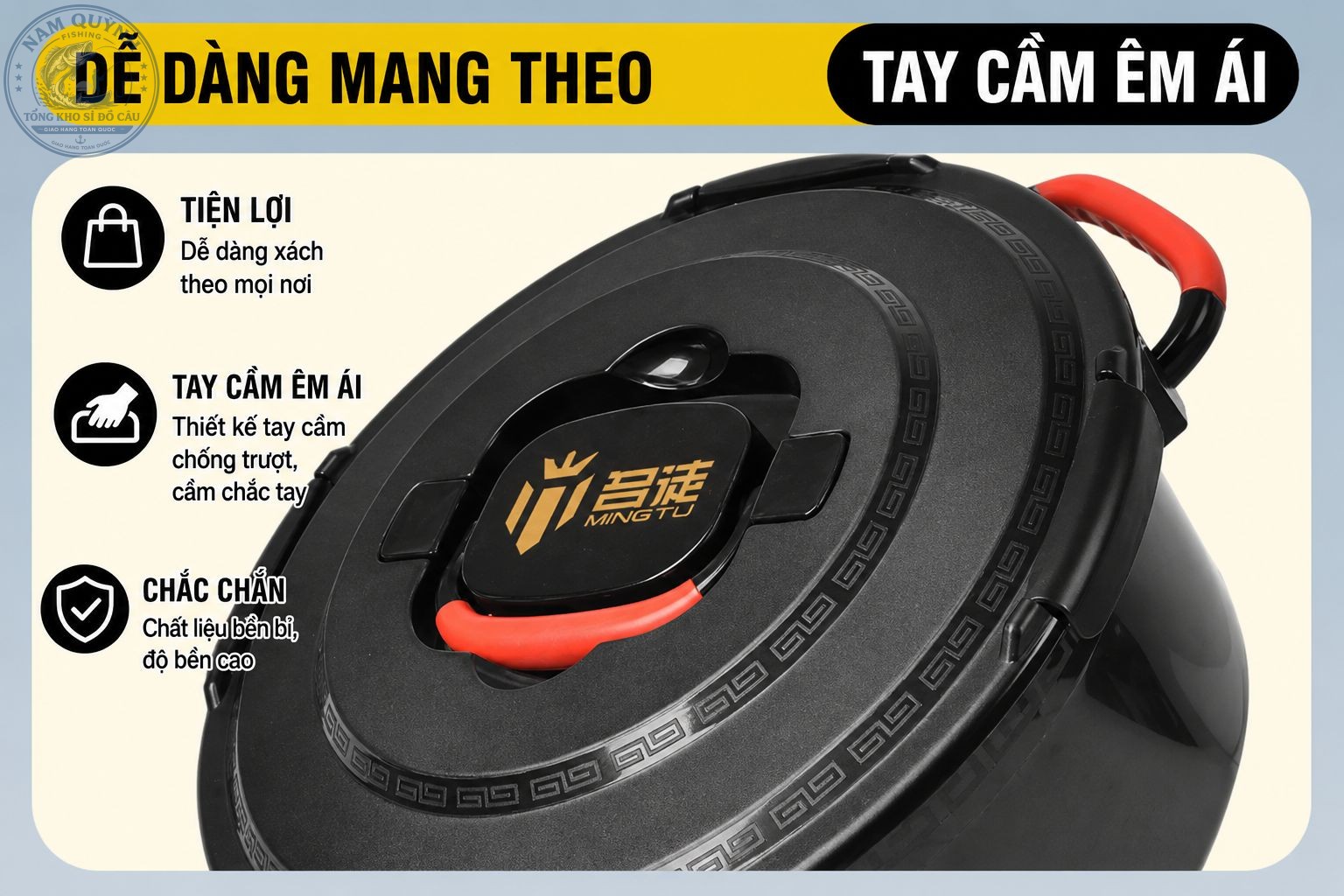 Bộ 4 Món Chậu Đựng Mồi Đa Năng Mingtu-HPK36 Bộ 4 Món Chậu Đựng Mồi Đa Năng Mingtu-HPK36