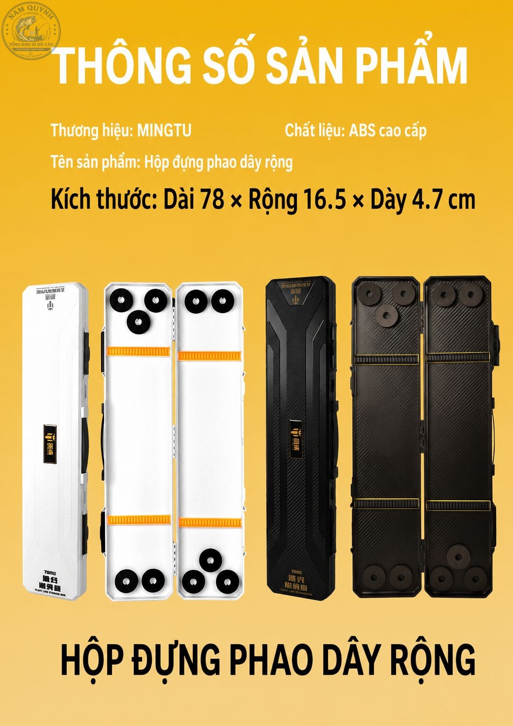 Hộp Đựng Phao Câu Cỡ Lớn MINGTU Chính Hãng Dài 78cm-HPK29 Hộp Đựng Phao Câu Cỡ Lớn MINGTU Chính Hãng Dài 78cm-HPK29