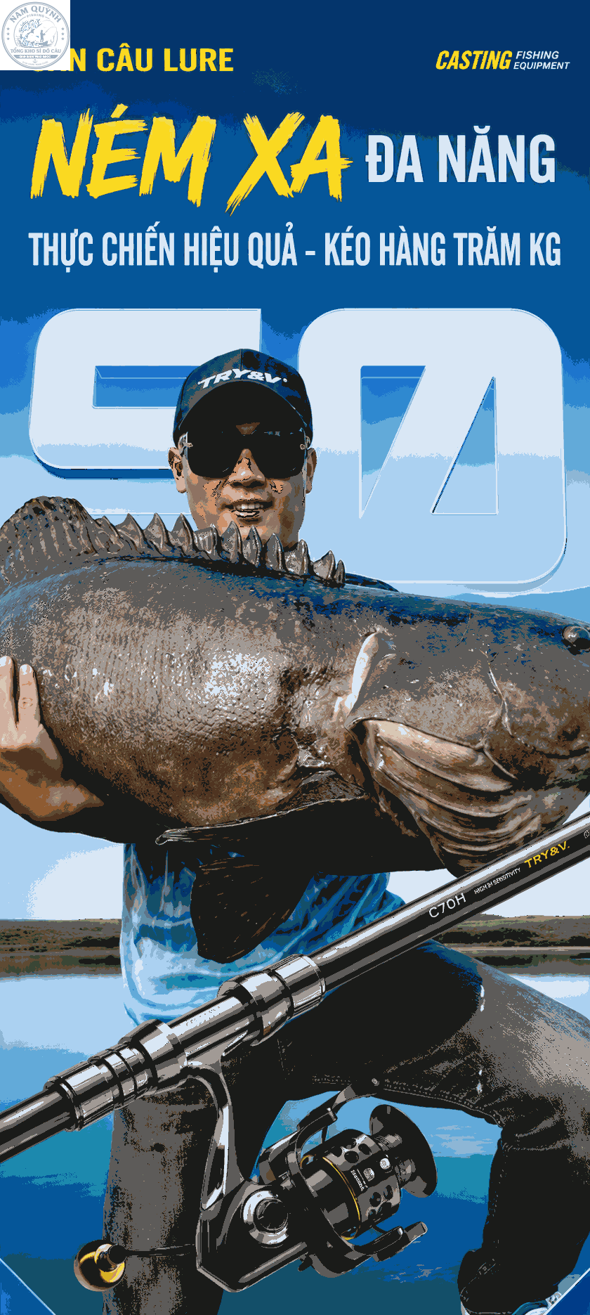 Cần Câu Biển Chuangwei Try&V Chính Hãng Bản Surf-CC39 Cần Câu Biển Chuangwei Try&V Chính Hãng Bản Surf-CC39