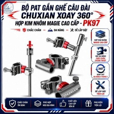 Bộ Pat Gắn Ghế Câu Đài CHUIXIAN Xoay 360° Cao Cấp-PK97