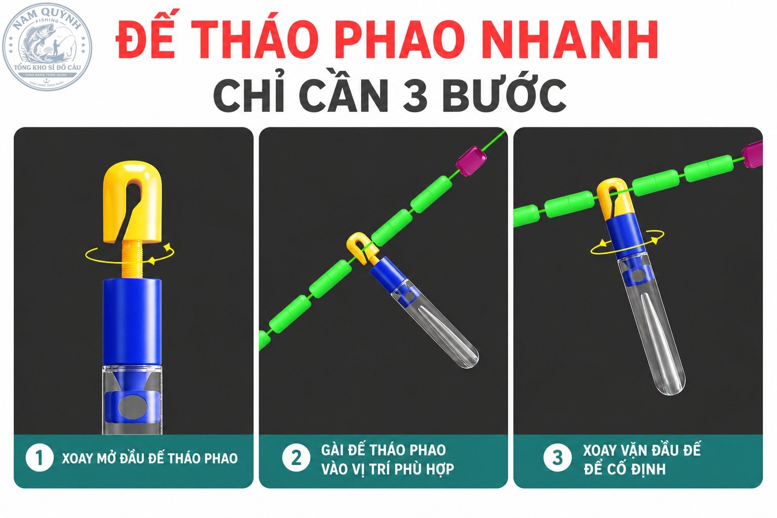 Vỉ 50 Chiếc Chân Cắm Phao Huansheng Thế Hệ Mới-PK141 Vỉ 50 Chiếc Chân Cắm Phao Huansheng Thế Hệ Mới-PK141