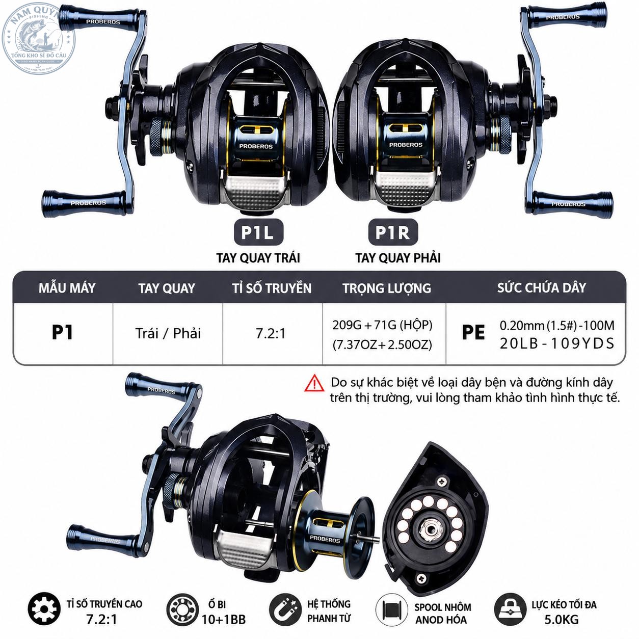 Máy Câu Ngang PROBEROS Chính Hãng Có Tiếng Drag Click-MC13 Máy Câu Ngang PROBEROS Chính Hãng Có Tiếng Drag Click-MC13