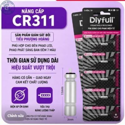 Pin Tiểu Phượng Hoàng Đen CR311 Chính Hãng–PK152