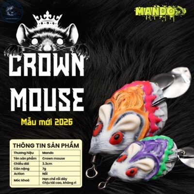 Chuột Vương Miện-Nhái Mando Chính Hãng