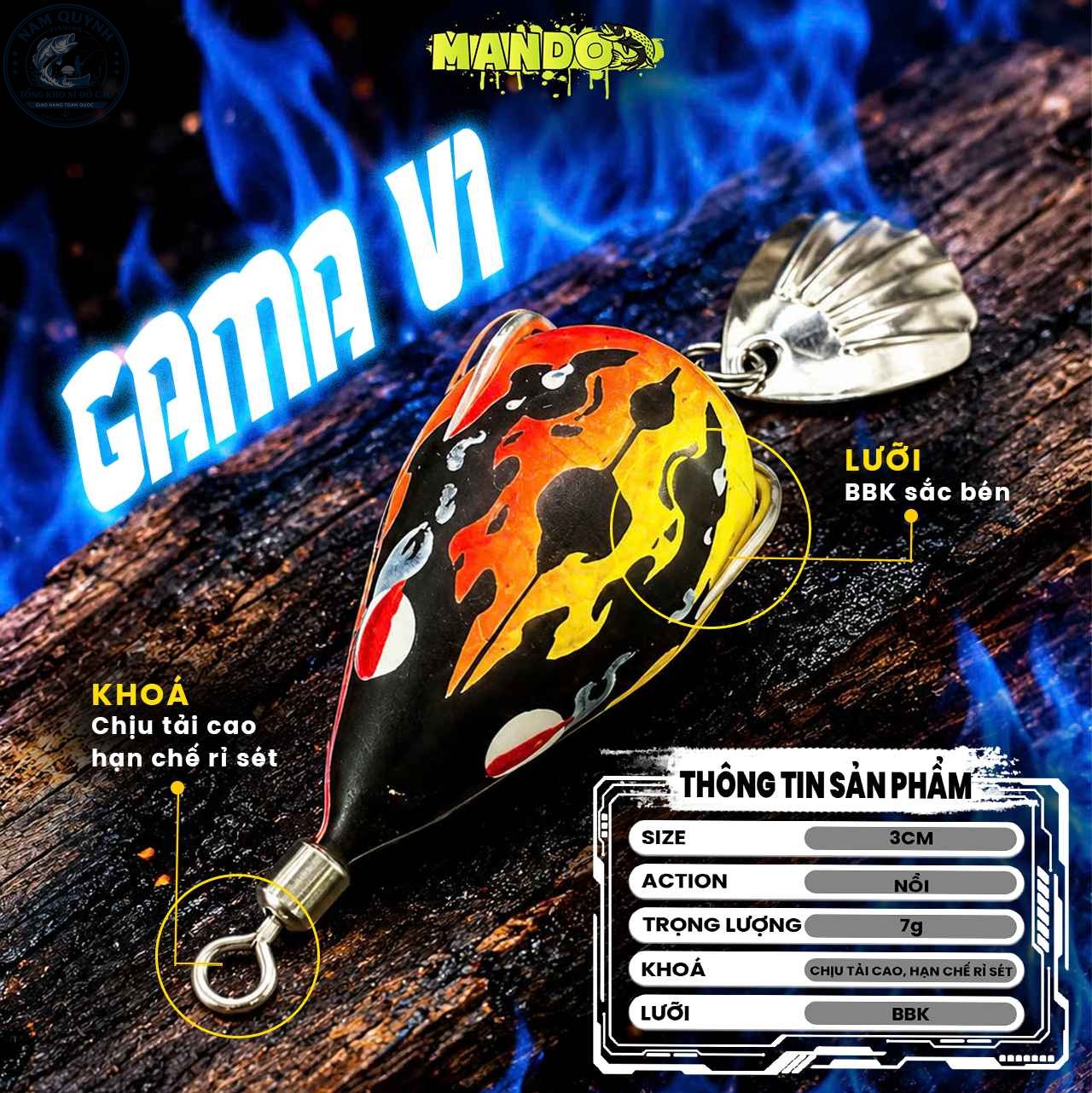 Gama-Nhái Mando Chính Hãng Gama-Nhái Mando Chính Hãng