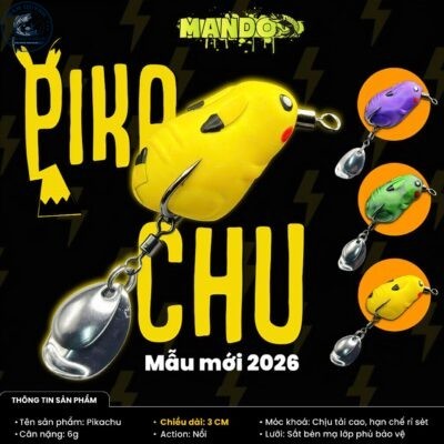 PIKACHU MANDO CHÍNH HÃNG – MẪU MỚI 2026