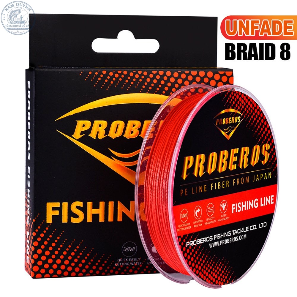 Dâu Câu PE X8 Proberos Chính Hãng Không Phai 100m-DC02