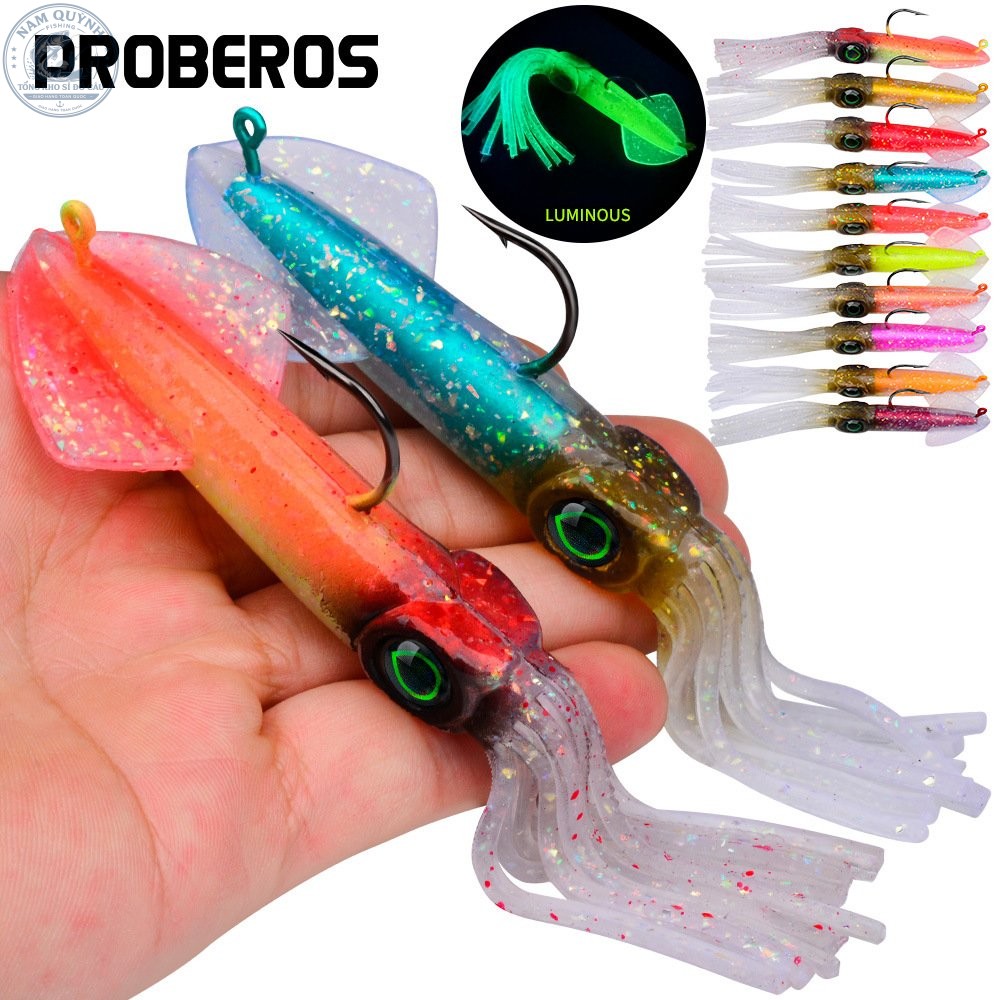 Mồi Giả Câu Lure Mực Dạ Quang Proberos-MO97 Mồi Giả Câu Lure Mực Dạ Quang Proberos-MO97
