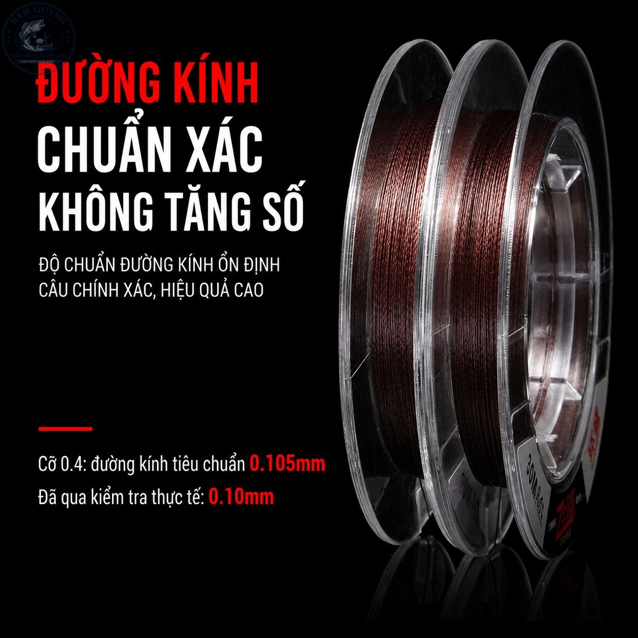 Dây PE Lõi Carbon 30m Huansheng Loại Thường-DC04 Dây PE Lõi Carbon 30m Huansheng Loại Thường-DC04