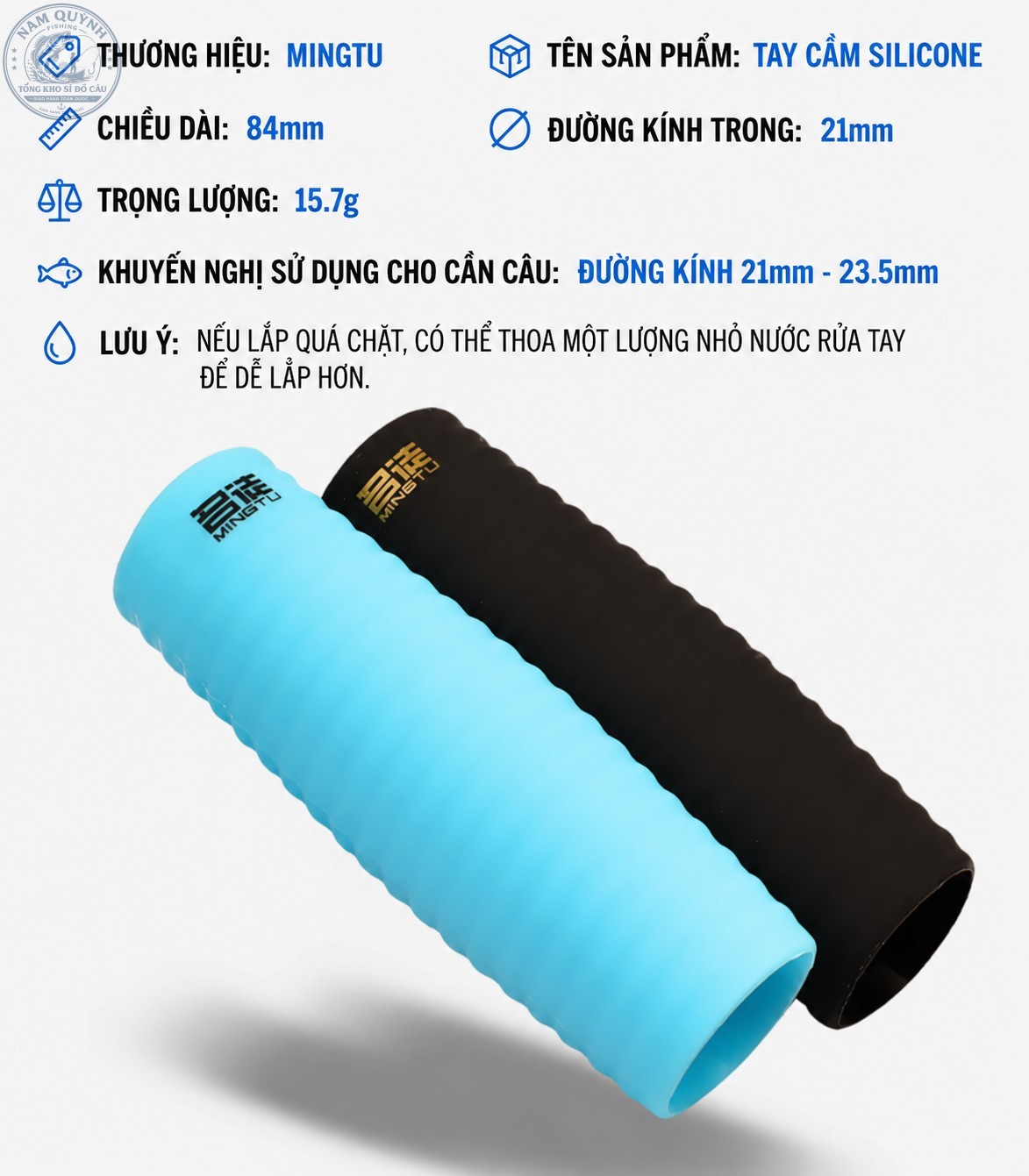 Bọc Cán Cần Silicon MINGTU-PK156 Bọc Cán Cần Silicon MINGTU-PK156