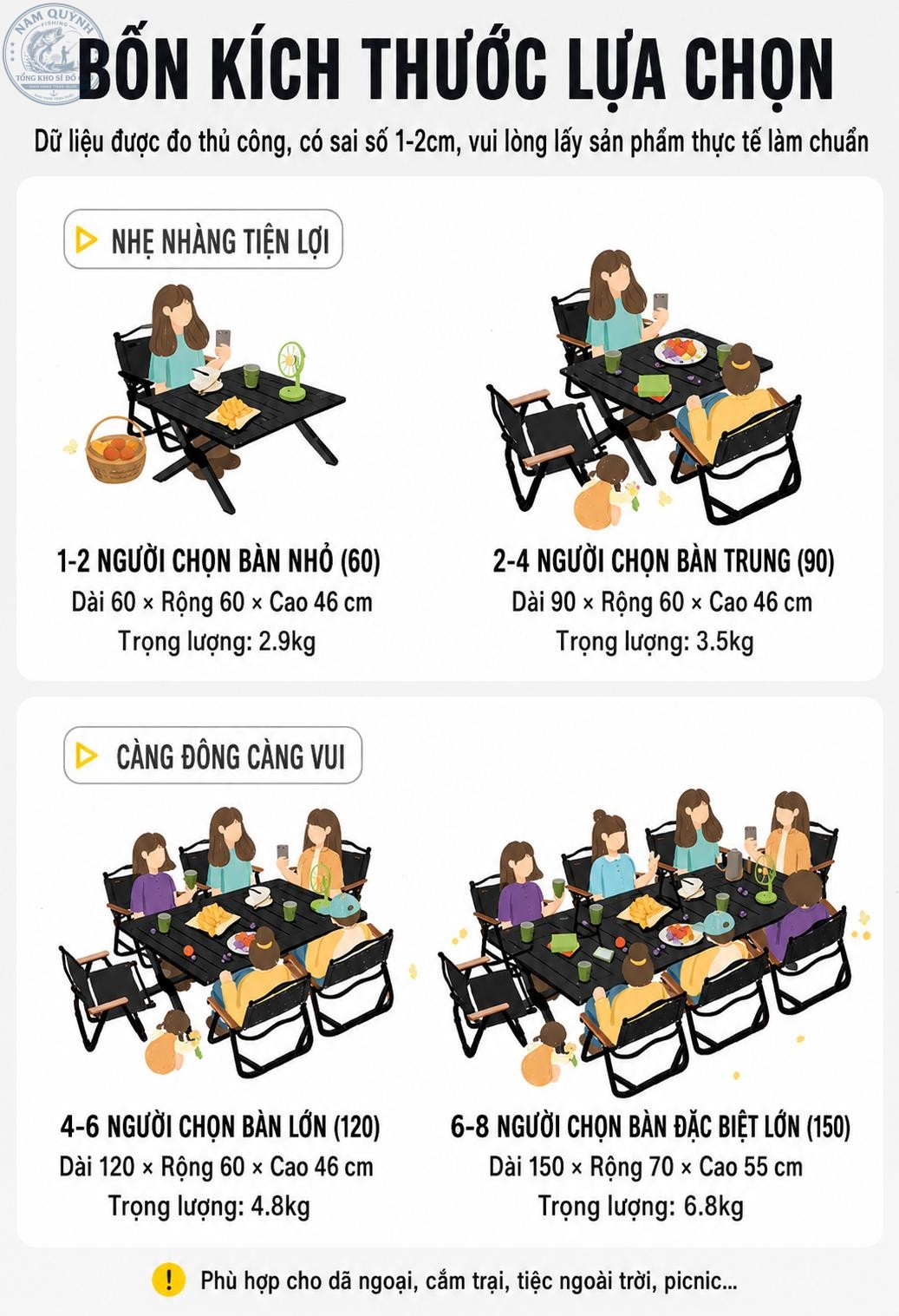Bàn Dã Ngoại Mingtu-HPK37 Bàn Dã Ngoại Mingtu-HPK37