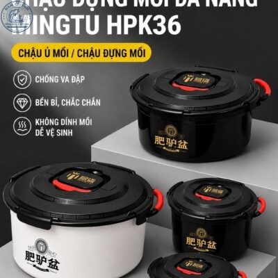 Bộ 4 Món Chậu Đựng Mồi Đa Năng Mingtu-HPK36
