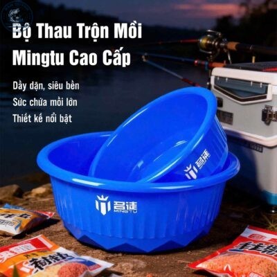 Thau trộn mồi cao cấp chính hãng Mingtu-HPK41