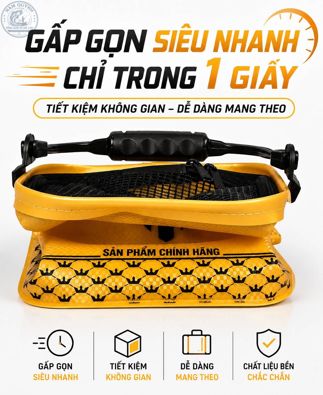 Xô Câu Đài Gấp Gọn MINGTU Không Dây-Có Dây Chính Hãng - HPK33 Xô Câu Đài Gấp Gọn MINGTU Không Dây-Có Dây Chính Hãng - HPK33