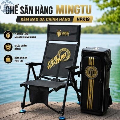 Ghế săn hàng Mingtu kèm bao da chính hãng – HPK19